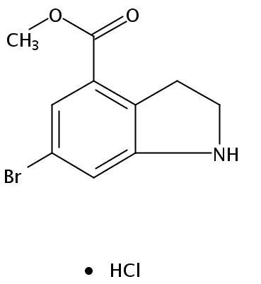 methyl 6-bromoindoline-4-carboxylate HCL