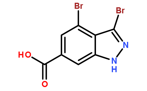 3,4-二溴-1H-吲唑-6-羧酸