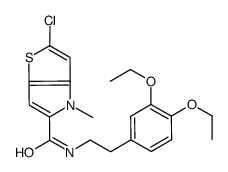 2-Chloro-N-[2-(3,4-diethoxyphenyl)ethyl]-4-methyl-4H-thieno[3,2-b ]pyrrole-5-carboxamide