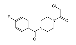 2-chloro-1-[4-(4-fluorobenzoyl)piperazin-1-yl]ethanone