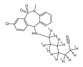 Decarboxy Tianeptine-d12 Nitrile