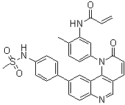 N-[2-甲基-5-[9-[4-[(甲基磺酰基)氨基]苯基]-2-氧代苯并[h]-1,6-萘啶-1(2H)-基]苯基]-2-丙烯酰胺