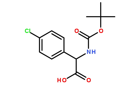 N-叔丁氧羰基氨基-(4-氯苯基)乙酸