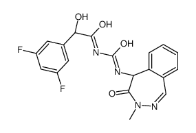 (2S)-2-(3,5-difluorophenyl)-2-hydroxy-N-[[(5S)-3-methyl-4-oxo-5H-2,3-benzodiazepin-5-yl]carbamoyl]acetamide