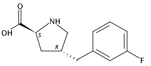 (2S,4R)-4-(3-Fluorobenzyl)pyrrolidine-2-carboxylic acid