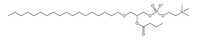 1-0-octadecyl-2-butyryl-sn-glycero-3-phosphocholine