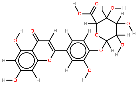 木犀草素-4’-O葡萄糖醛酸苷