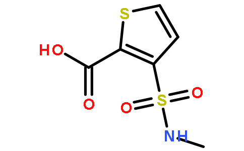 3-(N-甲基氨基磺酰基)-2-噻吩羧酸