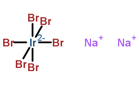 六溴代铱(IV)酸钠, Ir min