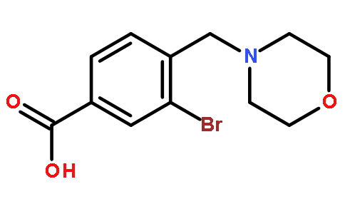 3-溴-4-(吗啉甲基)苯甲酸