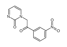 2(1H)-Pyrimidinone, 1-[2-(3-nitrophenyl)-2-oxoethyl]