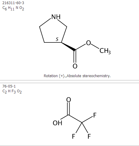 (S)-Methyl pyrrolidine-3-carboxylate 2,2,2-trifluoroacetate