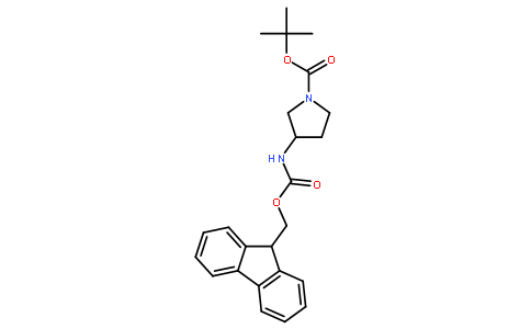 (S)-(+)-N-Boc-3-N-Fmoc-氨基吡咯烷