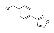 3-[4-(chloromethyl)phenyl]-1,2-oxazole