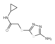 2-[(5-氨基-1,3,4-噻二唑-2-基)硫代]-n-环丙基乙酰胺