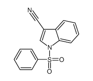 1-(benzenesulfonyl)indole-3-carbonitrile