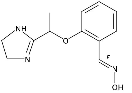 (E)-2-(1-(4,5-Dihydro-1H-imidazol-2-yl)ethoxy)benzaldehyde oxime