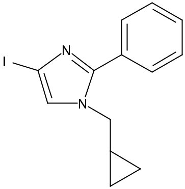 1-环丙基甲基-4-碘-2-苯基-1H-咪唑