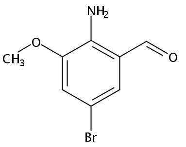 2-amino-5-bromo-3-methoxybenzaldehyde