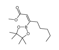 (Z)-辛-2-烯酸-3-硼酸片呐醇甲酯