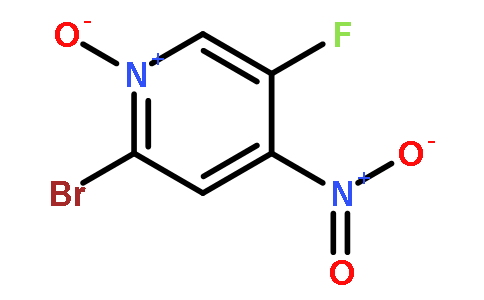 2-溴-5-氟-4-硝基吡啶 N-氧化物