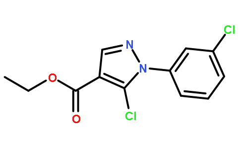 5-氯-1-（3-氯苯基）-1H-吡唑-4-羧酸乙酯