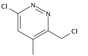 6-chloro-3-(chloromethyl)-4-methylpyridazine