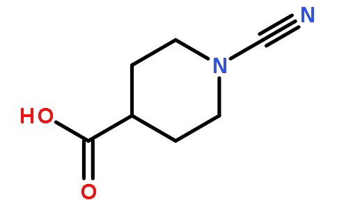 N-氰基-哌啶-4-甲酸