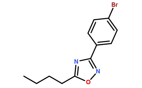 3-(4-溴苯基)-5-丁基-1,2,4-噁二唑