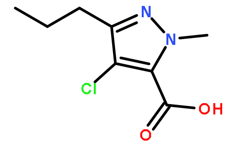 4-氯-3-丙基-1-甲基吡唑-5-甲酸