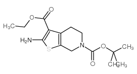 2-氨基-4,7-二氢-5H-噻吩并[2,3-c]吡啶-3,6-二甲酸 6-叔丁酯 3-乙酯