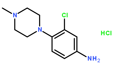 3-氯-4-(4-甲基哌嗪-1-基)苯胺盐酸盐