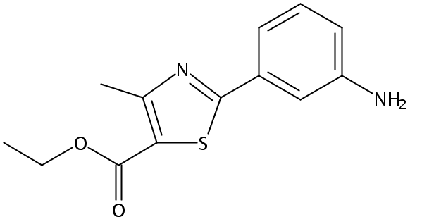 ethyl 2-(3-aminophenyl)-4-methylthiazole-5-carboxylate