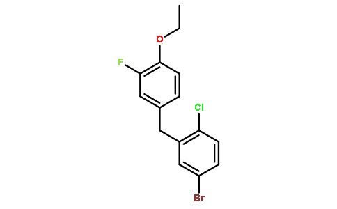 4-溴-2-[(4-乙氧基-3-氟苯基)甲基]-氯苯