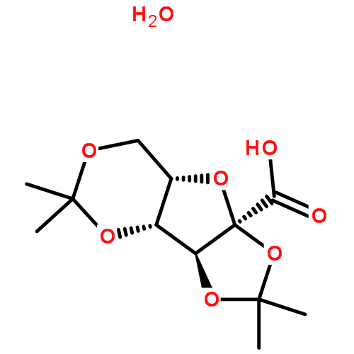 (-)-2,3:4,6-二-O-异亚丙基-2-酮-L-古洛糖酸一水合物