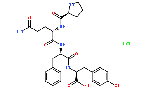 L-酪氨酸,L-脯氨酰-L-谷酰胺基-L-苯基丙氨酰- (9CI)