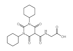 N-[(1,3-二环己基六氢-2,4,6-三氧代-5-嘧啶基)羰基]甘氨酸