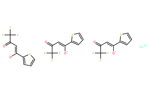三（4，4，4-三氟-1-（2-噻吩）-1，3-丁二酮）铕(III)水合物