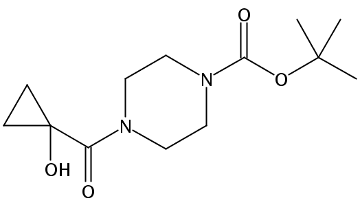 tert-Butyl 4-(1-hydroxycyclopropanecarbonyl)piperazine-1-carboxylate