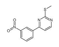 4-(3-硝基苯基)- 2-甲硫基嘧啶