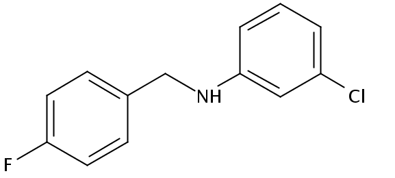 3-氯-N-(4-氟苄基)苯胺