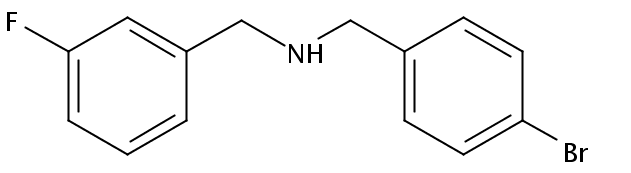 Benzenemethanamine, 4-bromo-N-[(3-fluorophenyl)methyl]-