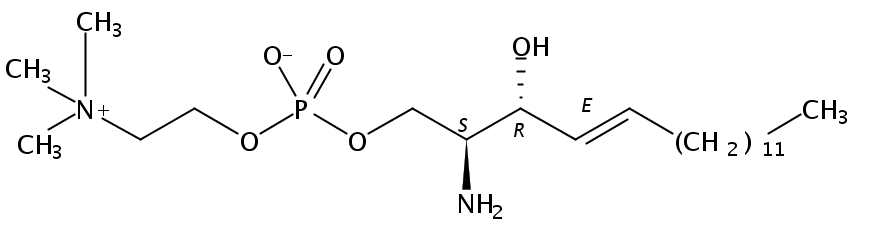 Sphingosylphosphorylcholine (C17 base)