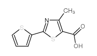 4-甲基-2-(2-噻吩基)-1,3-噻唑-5-甲酸