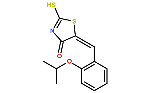 (5E)-5-(2-异丙氧基苯亚甲基)-2-硫代-四氢噻唑-4-酮