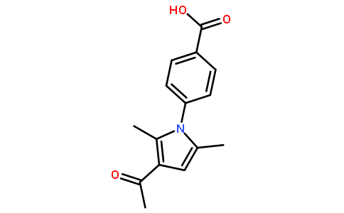 4-(3-乙酰基-2,5-二甲基-1H-吡咯-1-基)苯甲酸