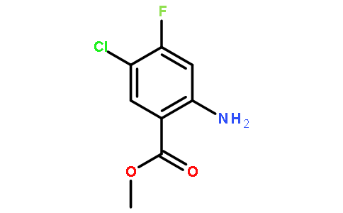 2-氨基-5-氯-4-氟-苯甲酸甲酯