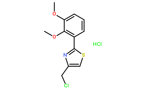 4-（氯甲基）-2-（2,3-二甲氧基苯基）-1,3-噻唑盐酸盐