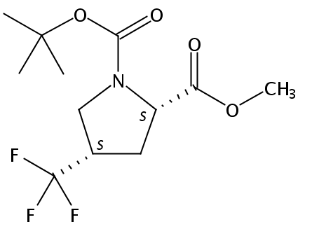 (2S,4S)-1-tert-Butyl 2-methyl 4-(trifluoromethyl)pyrrolidine-1,2-dicarboxylate