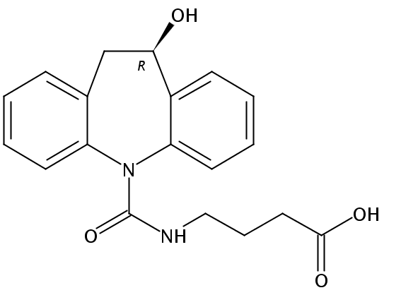 (R)-4-(10-Hydroxy-10,11-dihydro-5H-dibenzo[b,f]azepine-5-carboxamido)butanoic acid
